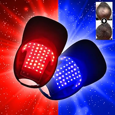 育毛・発毛促進器具 楽天市場】【ブラック】 育毛キャップ 赤色 led 育毛 頭皮ケア